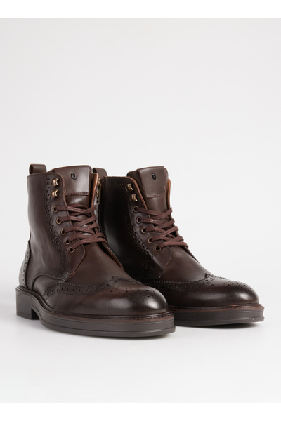 Fabrika Deri Kahve Erkek Bot RIOS-ABNER