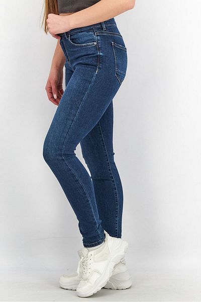Esprit Women Skinny Fit Washed Denim Jeans, Blue Wash