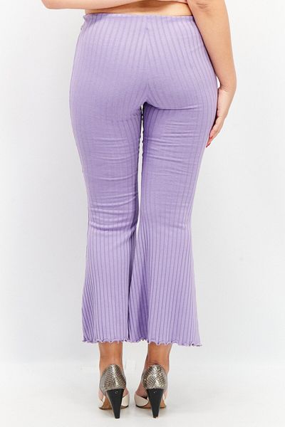 Don't Call Me Jennyfer Women Regular Fit Textured Palazzo Pants, Purple