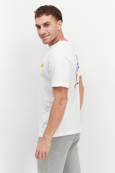 New Balance Men Sportswear Fit Short Sleeves Graphics T-Shirt, White