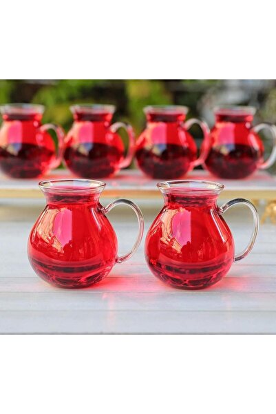 Perotti Keyfi Ala 6 Lı Borosilikat Çay Bardağı 15528