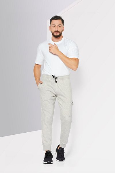 DKNY Sport Men Sportswear Fit Training Pants, Grey