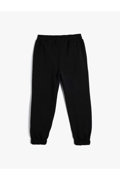 Koton Φούτερ Jogger με στάμπα πεταλούδας - με δέσιμο στη μέση και τσέπες