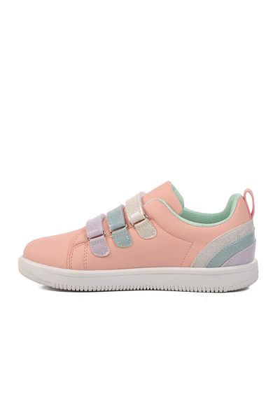 WALKWAY Powder-Mint Unisex Velcro Kids Sneakers 6502-F