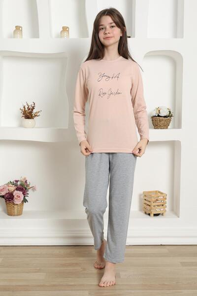 Mestore Fashion Line Girls' Combed Cotton Pajama Set 20425