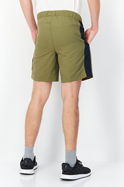 Perry Ellis Men Brand Logo Basic Shorts, Olive
