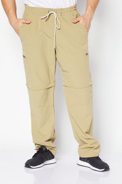 Avalanche Men Sportswear Fit Solid Outdoor Pants, Khaki