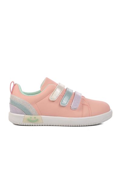 WALKWAY Powder-Mint Unisex Velcro Kids Sneakers 6502-F