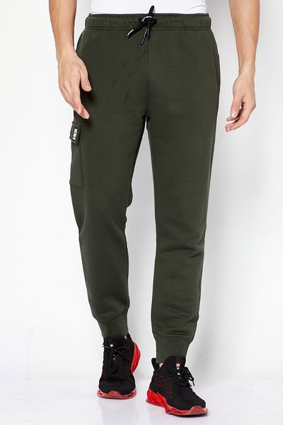 DKNY Sport Men Sportswear Fit Brand Logo Jogger Pants, Olive