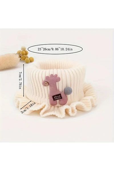 GlassySKY 3-14 Years Knitted Neck Collar - Soft and Warm Winter
