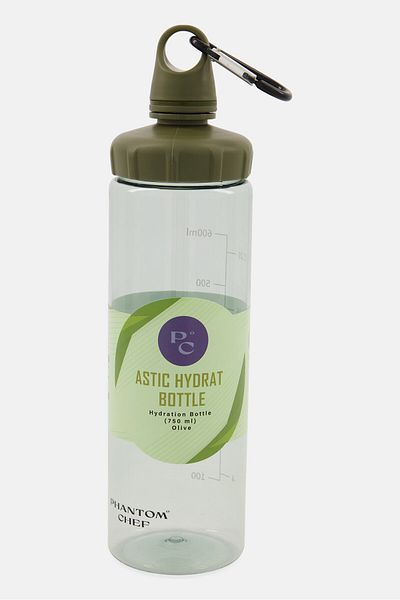 Phantom Chef Hydration Water Bottle, Olive Transparent