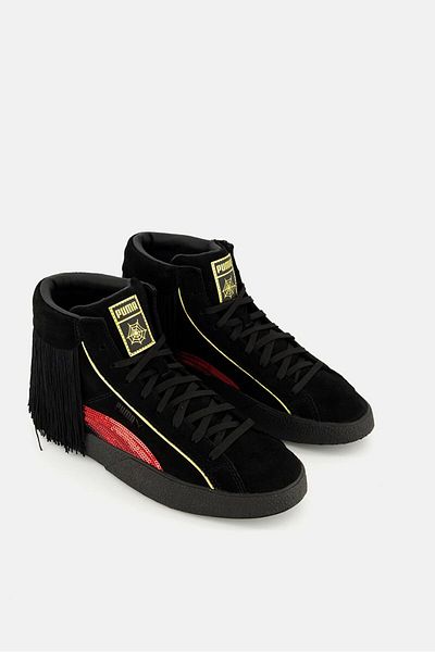 Puma Women Love Charlotte Casual Sneakers, Black and High Risk Red