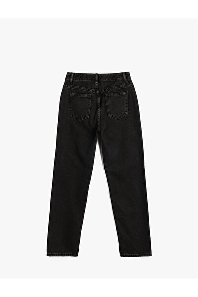 Koton Kot Pantolon Düğme Detaylı Cepli Pamuklu