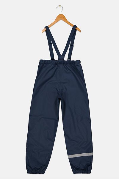 Tchibo Kids Boy Solid With Suspender Trouser, Navy