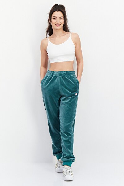 Fila Women Sportswear Fit Brand Logo Training Sweatpant, Green