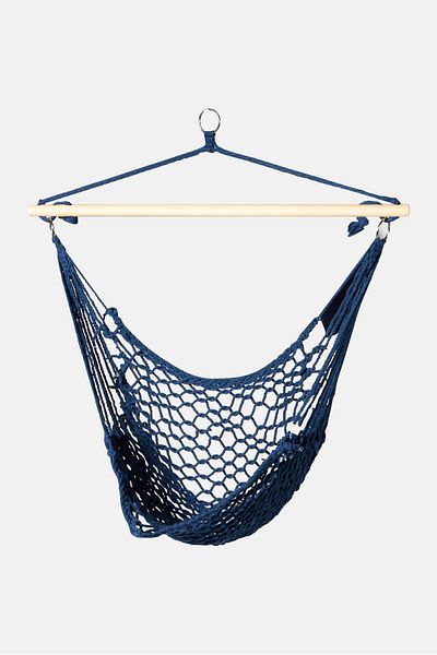 Zingz Home Swinging Hammock Chair, Navy