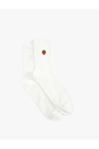 Koton Șosete de tenis brodate cu căpșuni