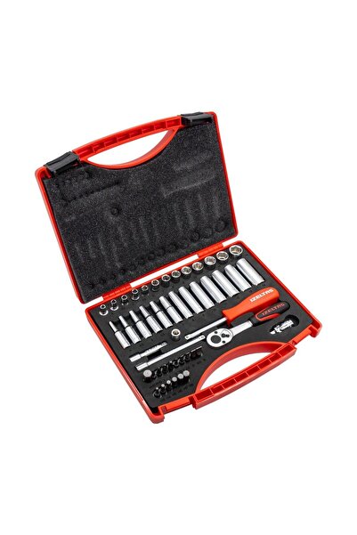 İzeltaş İzeltaş 1/4 Six Corner Socket Wrench and Bits Set 48 Pieces