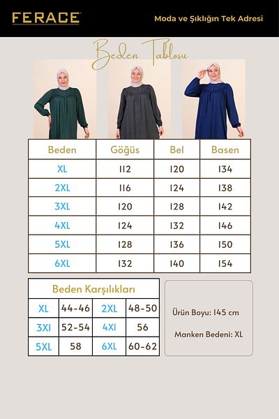 Ferace Women's Long Large Size Mother Dress Summer Hijab Clothing