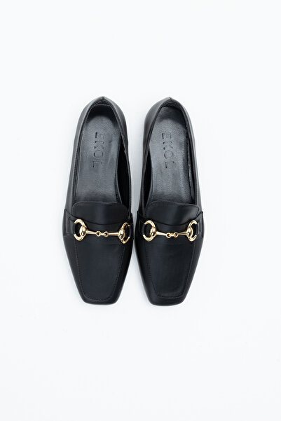 Ekol Emma Deri Tokalı Loafer Ayakkabı