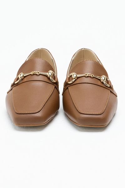 Ekol Emma Leather Buckle Loafer Shoes