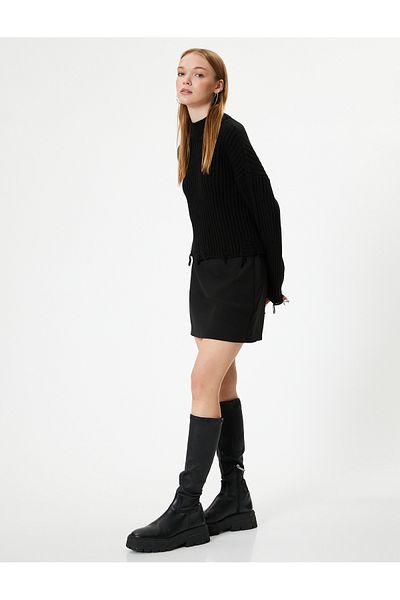 Koton Pulover camisole cu mânecă lungă - cu gât și detaliu de îmbrăcăminte