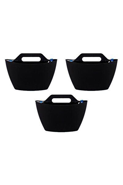 Tchibo 3 Pieces Wall Planter, Black