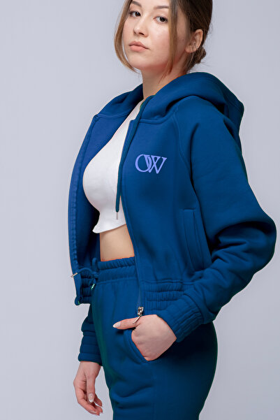 C&C OKULCUNUZ Σετ αθλητικής φόρμας White OW Color Printed - Βαμβακερό πάχος 3 κλωστών