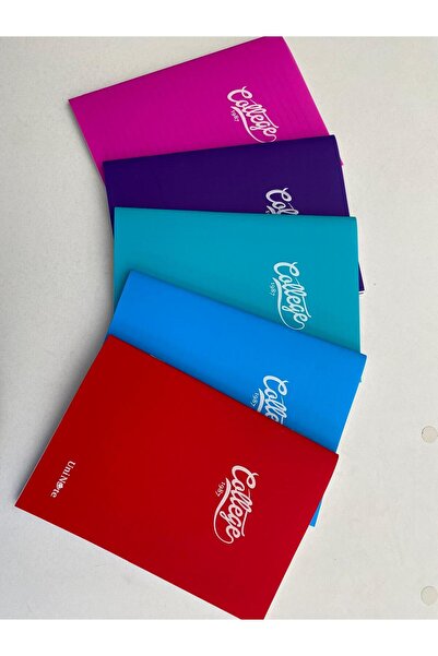 ÇINAR DEFTER دفتر ملاحظات مبطن مقاس A5 60 ورقة 5 قطع