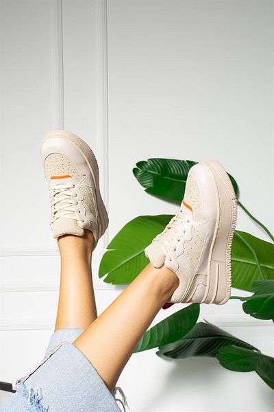 ShoeTek Pantofi sport cu șireturi Dael Dael Piele Bej
