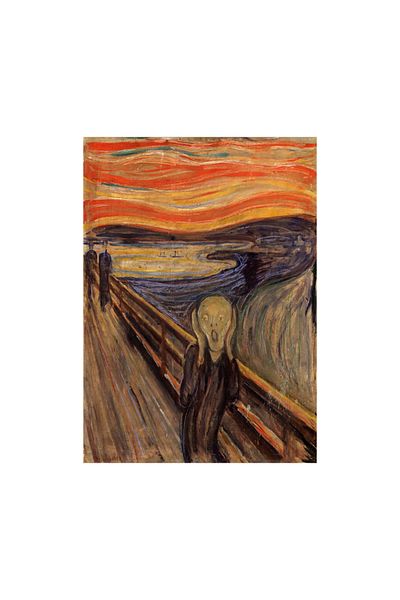 Blue Focus 1000 Piece Puzzle - the Scream (Scream)