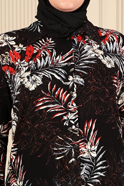 Ferace Women's Hijab Plus Size Long Shirt Tunic