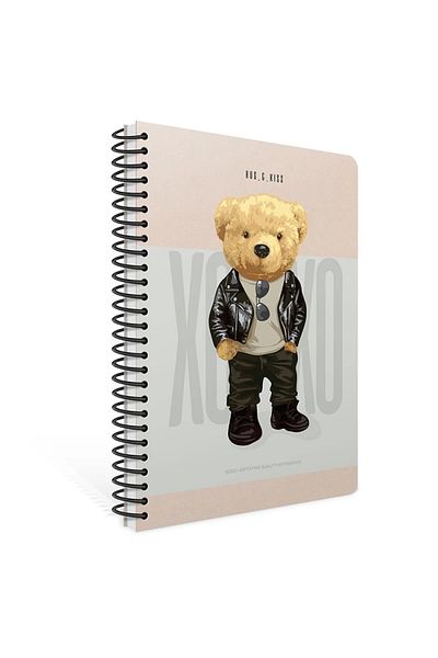 Gıpta GIPTA XOXO - 17x24 Ruled Spiral Notebook, Hard Cover - 120YP