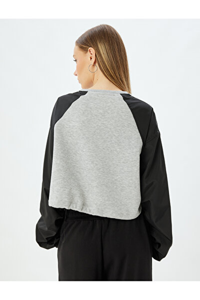 Koton Dámský svetr šedý melanž - 5Wal10245Ik