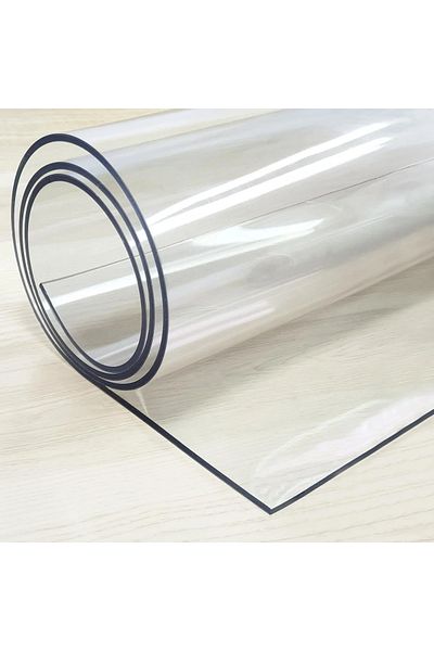 Meya Dekor 90X45 cm Transparent Table Cover - 1.3 mm Cover and Table Protector