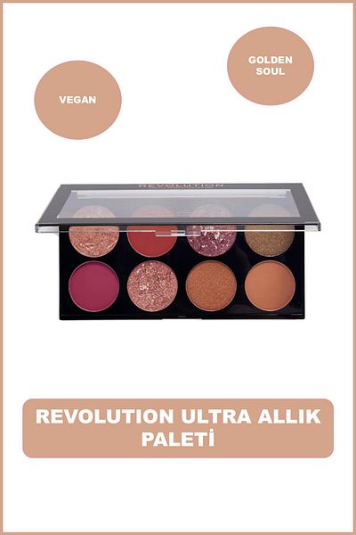 Revolution Ultra Blush Golden Soul Blush Palette