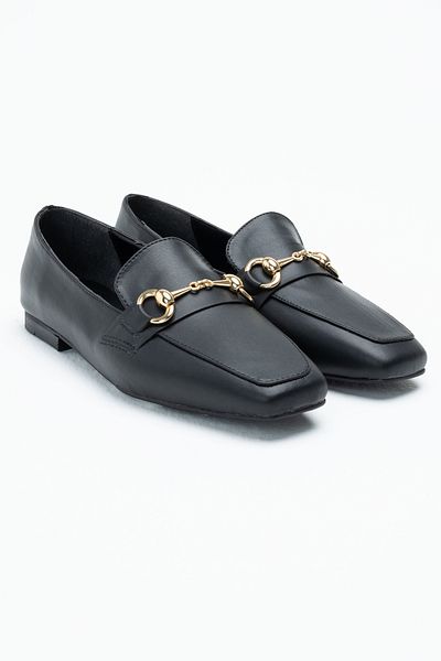Ekol Emma Leather Buckle Loafer Shoes