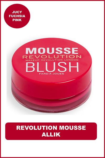 Revolution Mousse Blush Juicy Fuchsia Pink
