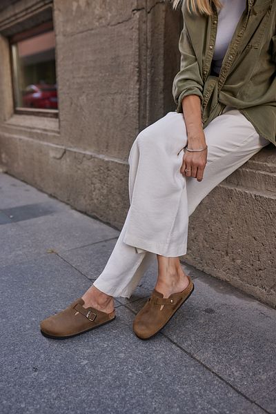 Uniqueqoop Παντόφλες Unisex από γνήσιο δέρμα μανιταριού Oslo