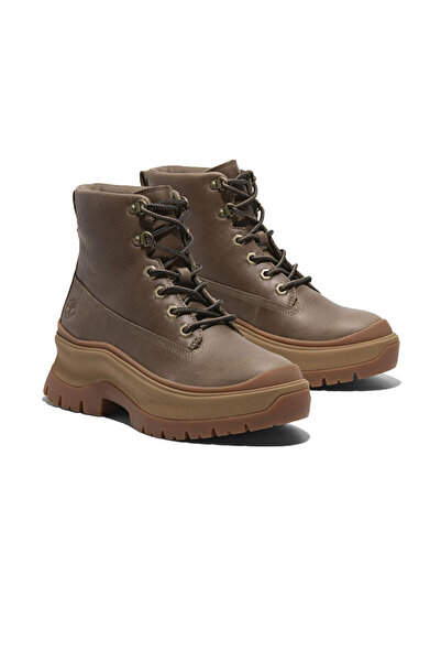 Timberland Roxie Lane Mid Lace Up Boot Kadın Günlük Bot TB0A295JEM41 Kahverengi