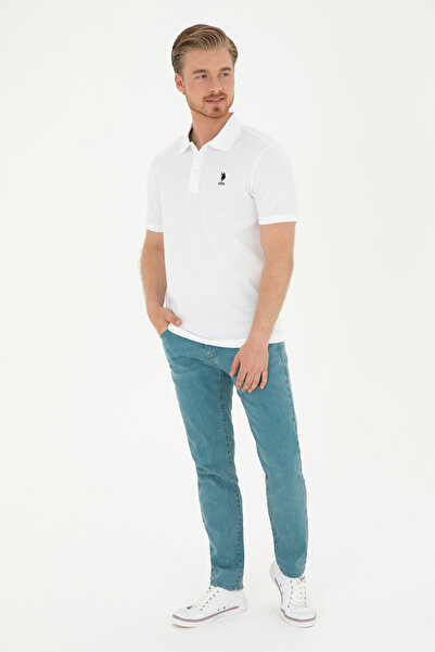 U.S. Polo Assn. بنطلون جينز رجالي أخضر -50280324-DN0030