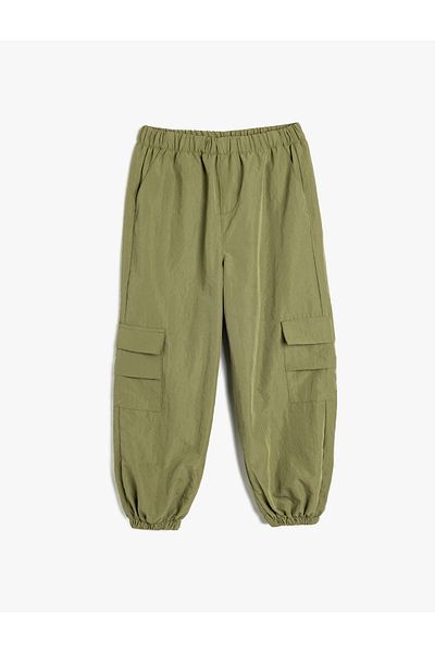 Koton Kalhoty Parachute Jogger s kapsami a elastickým pasem
