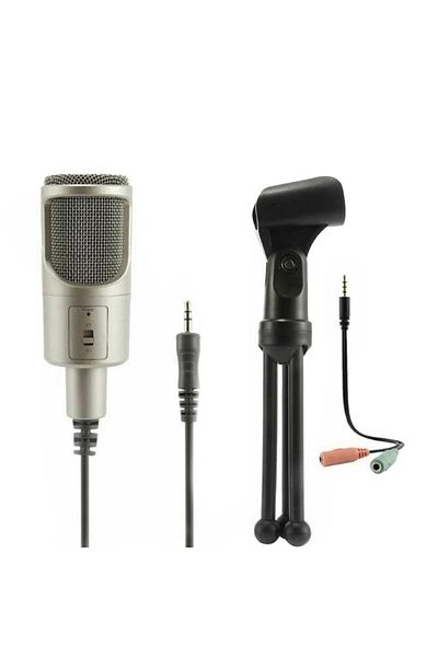 StarkPro Sf-960 Portable Desk Computer Multimedia Recording Microphone with Stand
