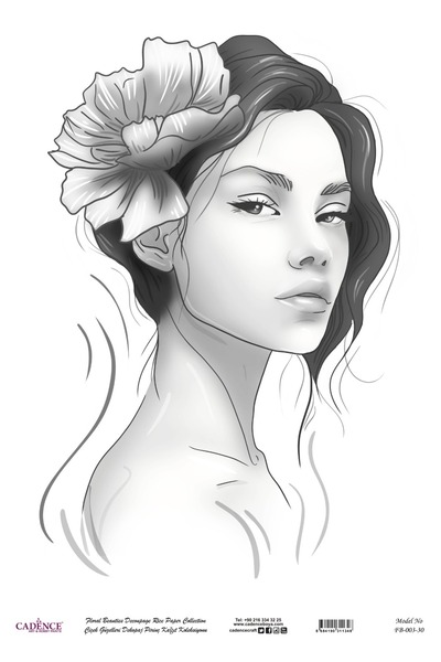 Cadence Boya ديكوباج نحاسي-FB-03 - (30x42)