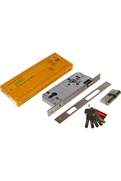 Global Kale 2000 45 mm Steel Door Lock Set
