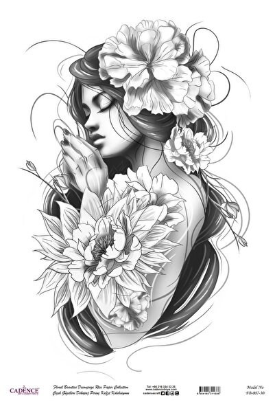 Cadence Boya PİRİNÇ DEKOPAJ-FB-07 - (30x42)