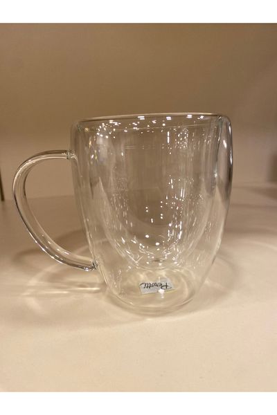 PLUS HOME 300 ml Mug Glass - Double Wall, Model 3
