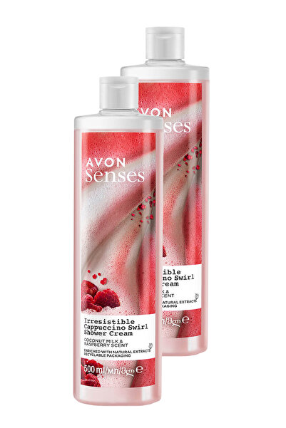 AVON Senses Hindistan Cevisi Sütü ve Böğürtlen Kokulu Duş Kremi 500 Ml. İkili Set