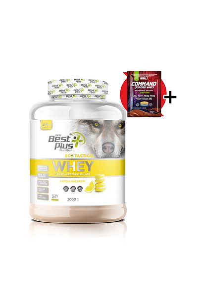 BPN Best Plus Nutrition Eco Tactical Whey 2000 Gr (Lemon Makaron) Protein Powder