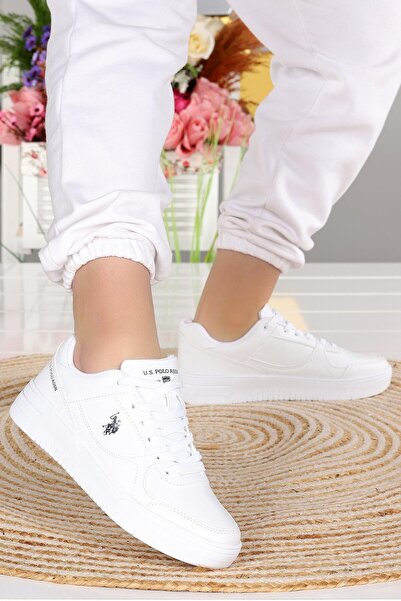 U.S. Polo Assn. White - Lee Wmn Daily Walking Women's Sports Shoes